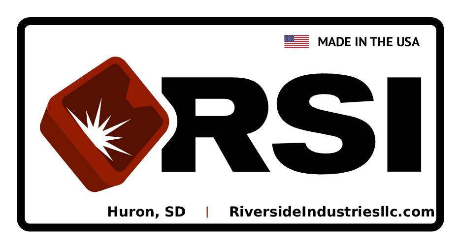 RSI logo, Made in USA, Huron.